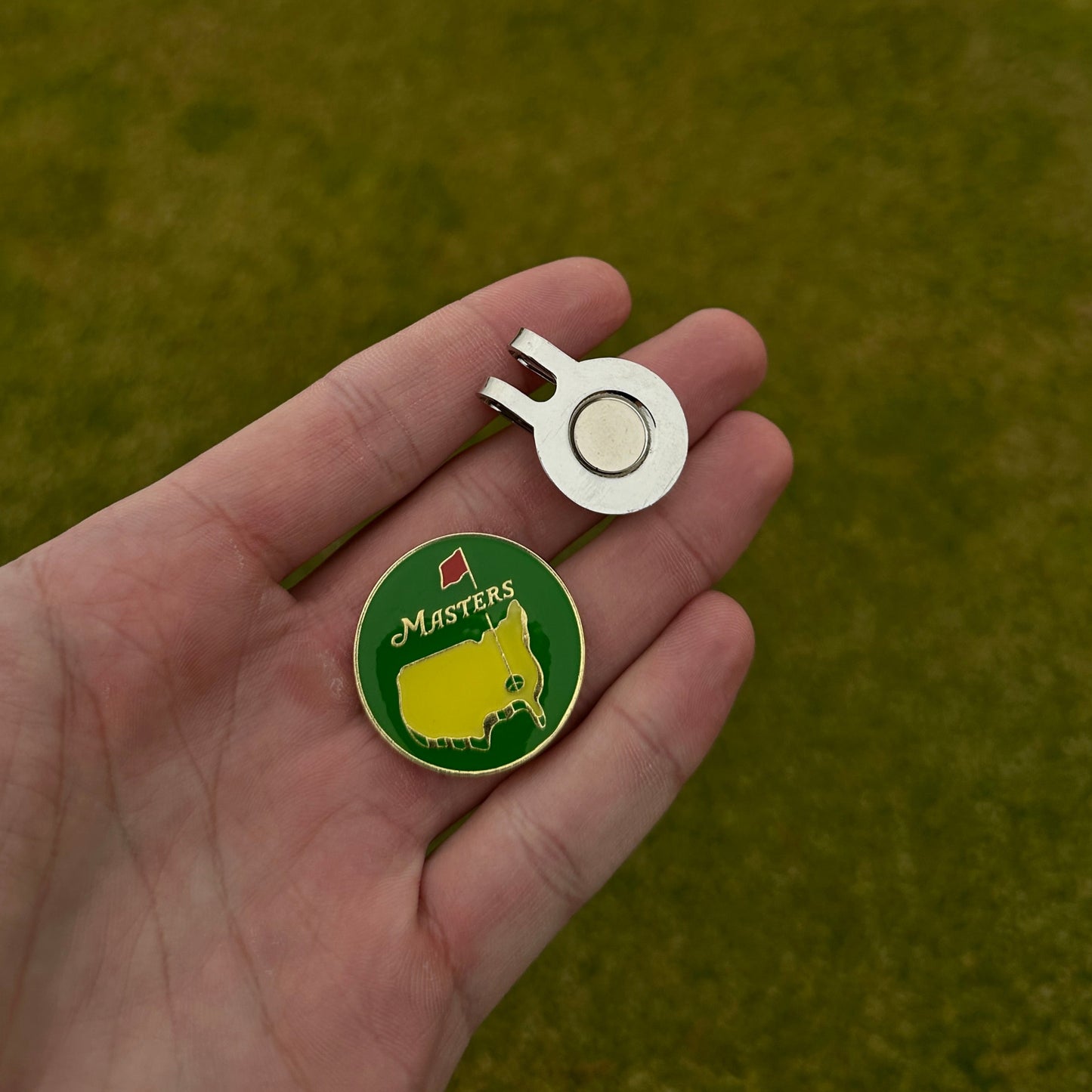 Augusta Golf Ball Marker with Magnetic Hat Clip