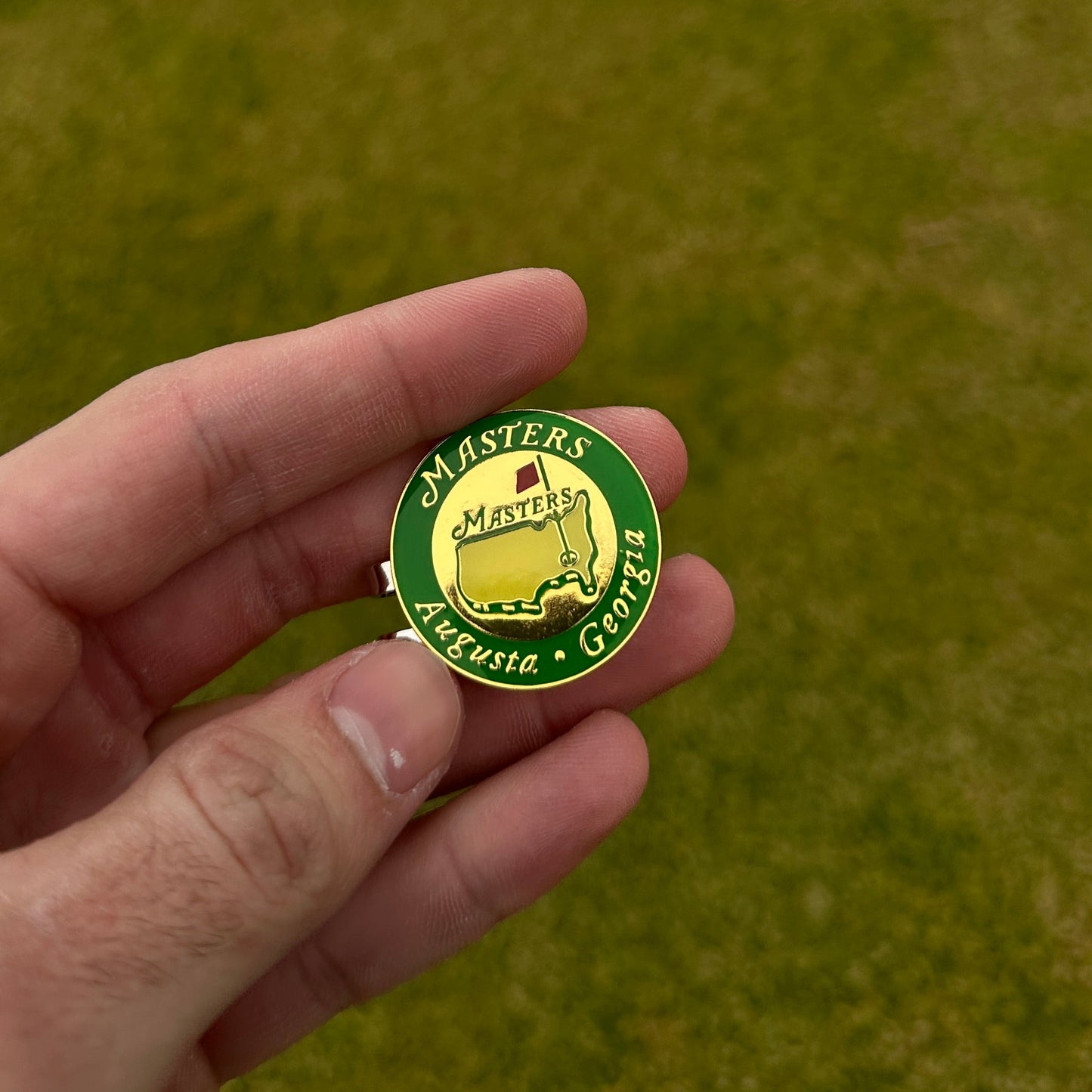 Augusta Golf Ball Marker with Magnetic Hat Clip