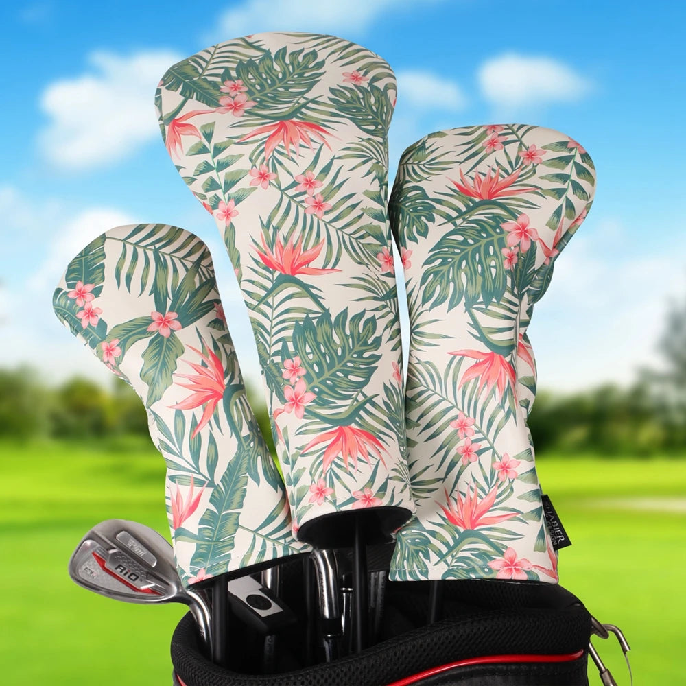 Hawaiian Style Leather Club Headcovers