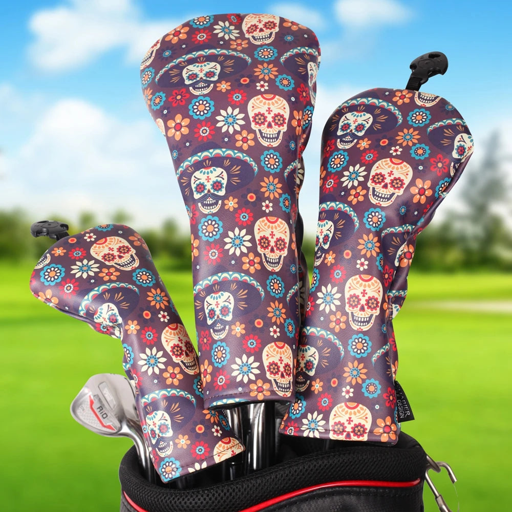 Hawaiian Style Leather Club Headcovers