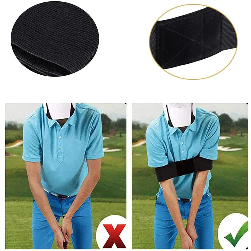 Professional Elastic Golf Swing Trainer Arm Band