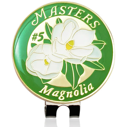 Augusta Golf Ball Marker with Magnetic Hat Clip