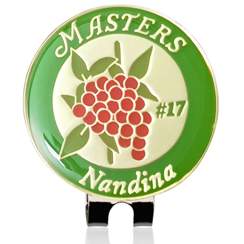 Augusta Golf Ball Marker with Magnetic Hat Clip