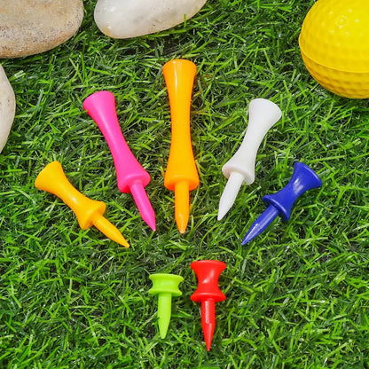 Premium Plastic Golf Tees - Pack of 20