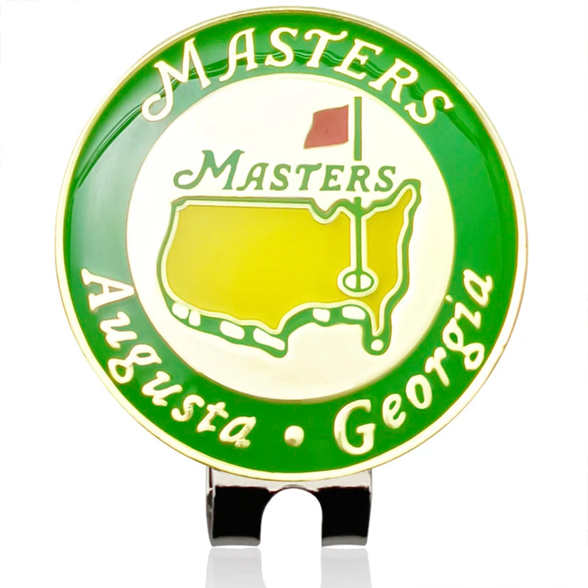 Augusta Golf Ball Marker with Magnetic Hat Clip