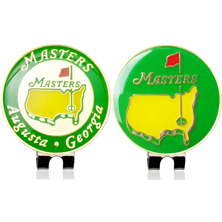 Augusta Golf Ball Marker with Magnetic Hat Clip