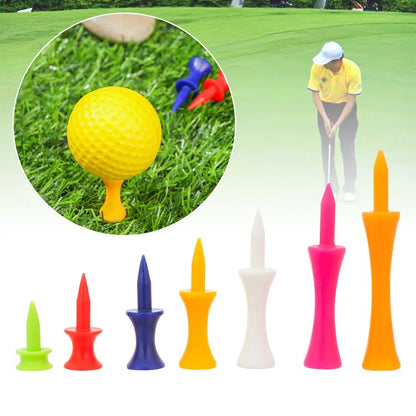 Premium Plastic Golf Tees - Pack of 20