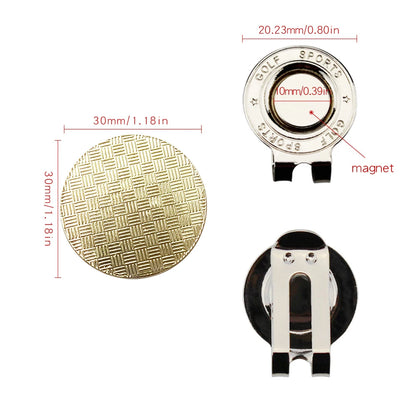 Augusta Golf Ball Marker with Magnetic Hat Clip