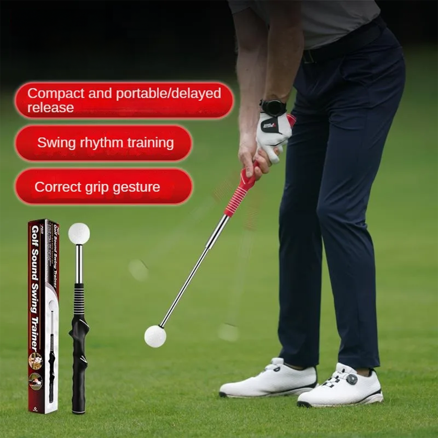 Retractable Swing Practice Stick